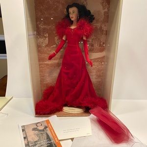 Scarlett O'Hara in "The Red Dress" - The Franklin Mint - Vinyl Portrait Doll